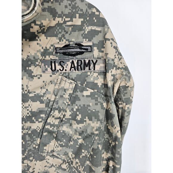 US Army Uniform Jacket Size Small Long Digital Camouflage Utility Coat - Picture 2 of 4
